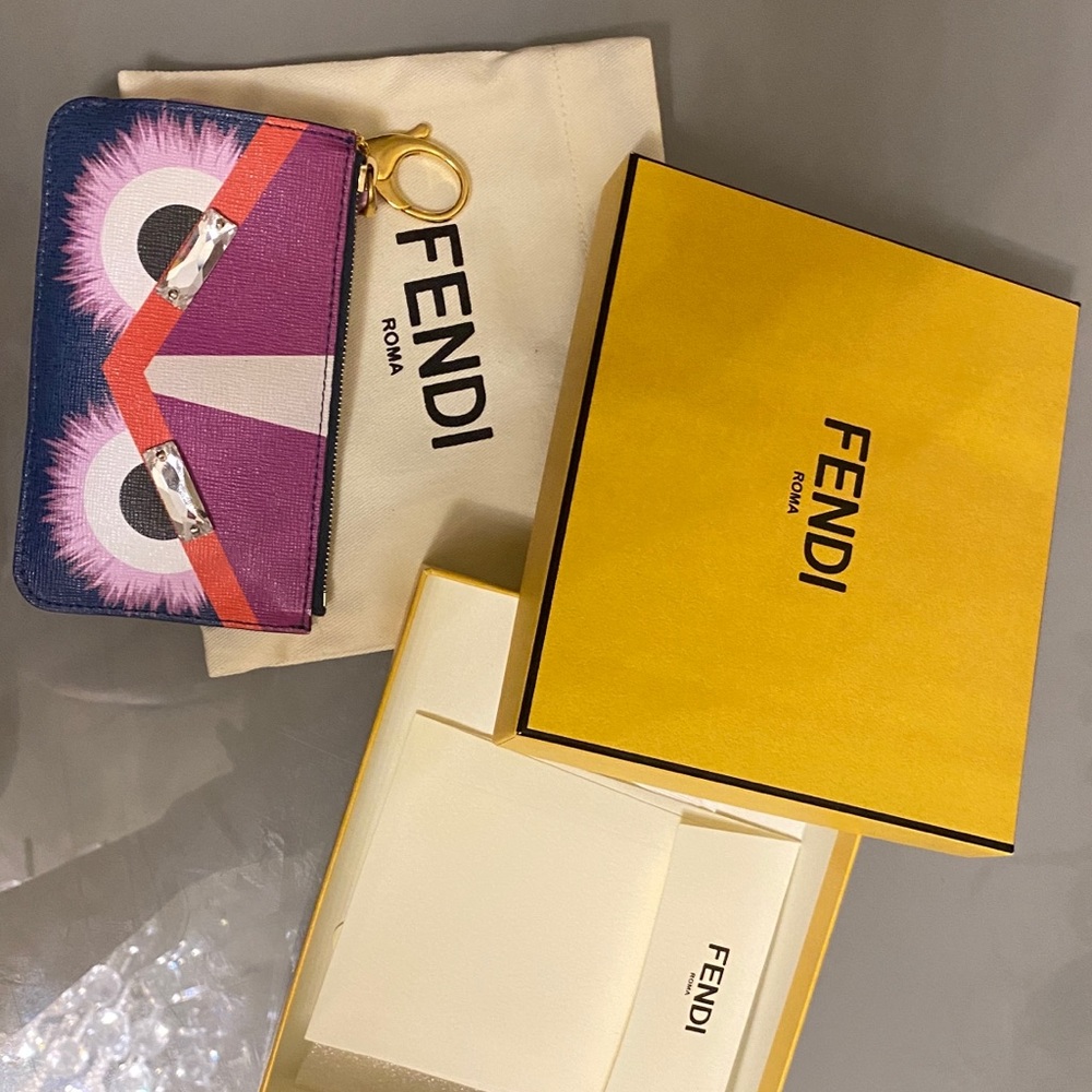 Fendi coin bag key chain